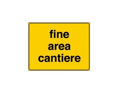 Fine area cantiere