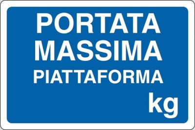 Portata massima piattaforma kg