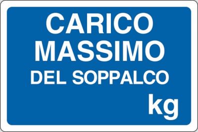 Carico massimo del soppalco kg