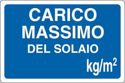 Carico massimo del solaio kg/m²