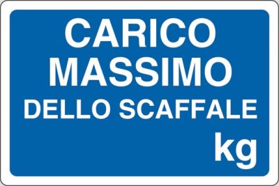 Carico massimo dello scaffale kg