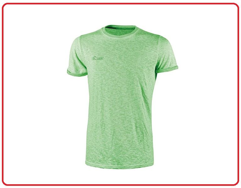 T-Shirt FLUO cotone verde U-POWER