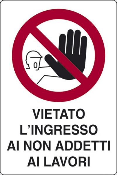 Vietato l'ingresso ai non addetti ai lavori