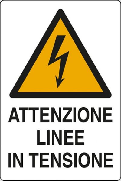 Attenzione linee in tensione