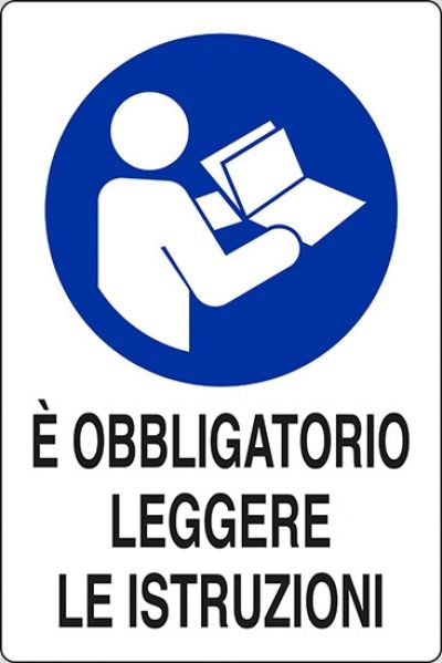 E' obbligatorio leggere le istruzioni