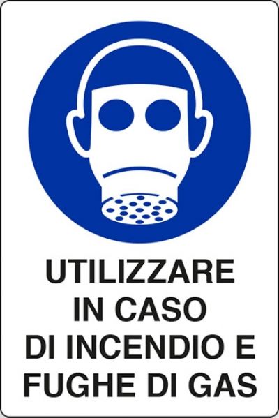 Utilizzare in caso di incendio e fughe di gas