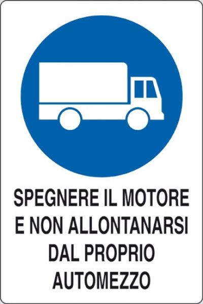 Spegnere il motore e non allontanarsi dal proprio automezzo