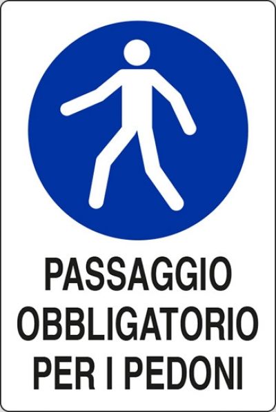 Passaggio obbligatorio per i pedoni