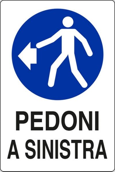 Pedoni a sinistra