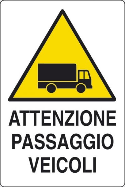 Attenzione passaggio veicoli