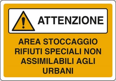 Area stoccaggio rifiuti speciali non assimilabili agli urbani