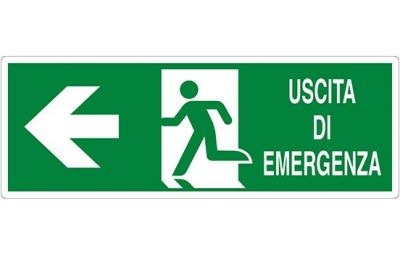 Uscita di emergenza a sx