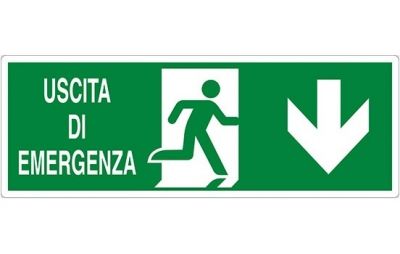 Uscita di emergenza in basso