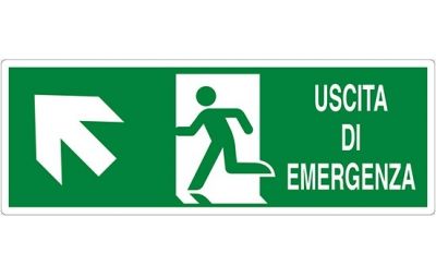 Uscita di emergenza in alto a sx