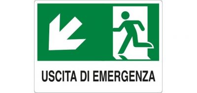 Uscita di emergenza in basso a sx